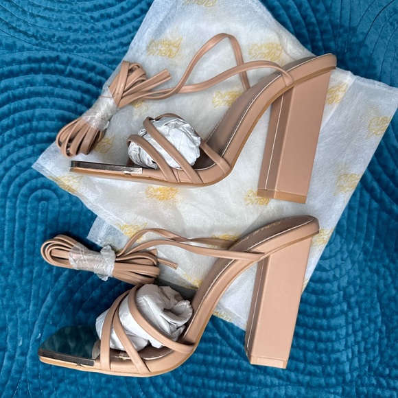 Prom Nude Heels by Public Desire size 6US - Picture 3 of 6